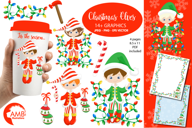 christmas-girly-elves-clipart-graphics-illustrations-amb-1132