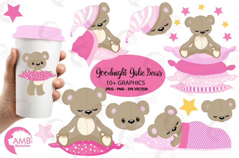 goodnight-girlie-bears-clipart-graphics-illustrations-amb-981