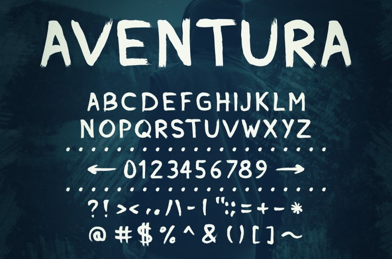 aventura-handmade-font