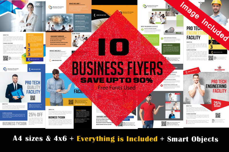 10-business-flyer-templates-bundle-vol-01