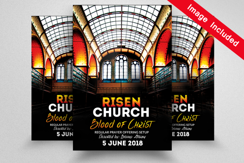 church-risen-flyer-templates