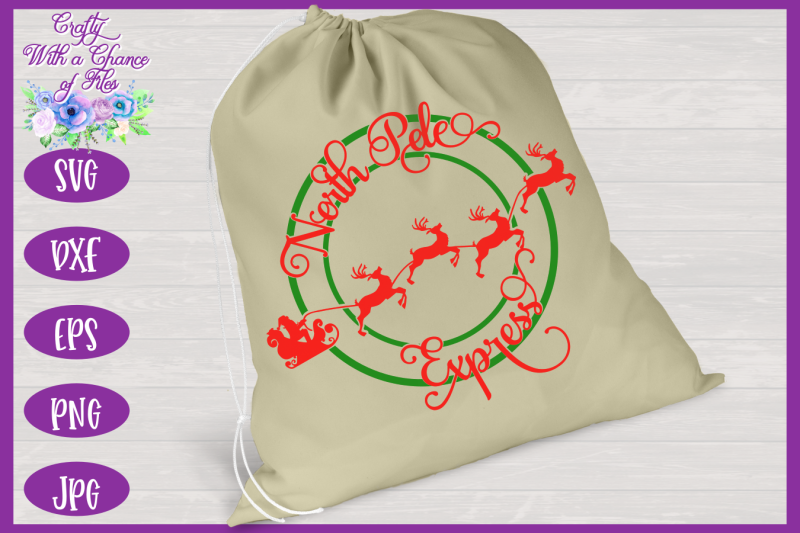 christmas-svg-north-pole-express-svg-ornament-svg-santa-gift-bag