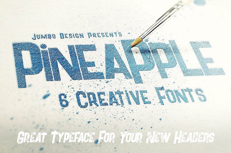 pineapple-funny-style-font