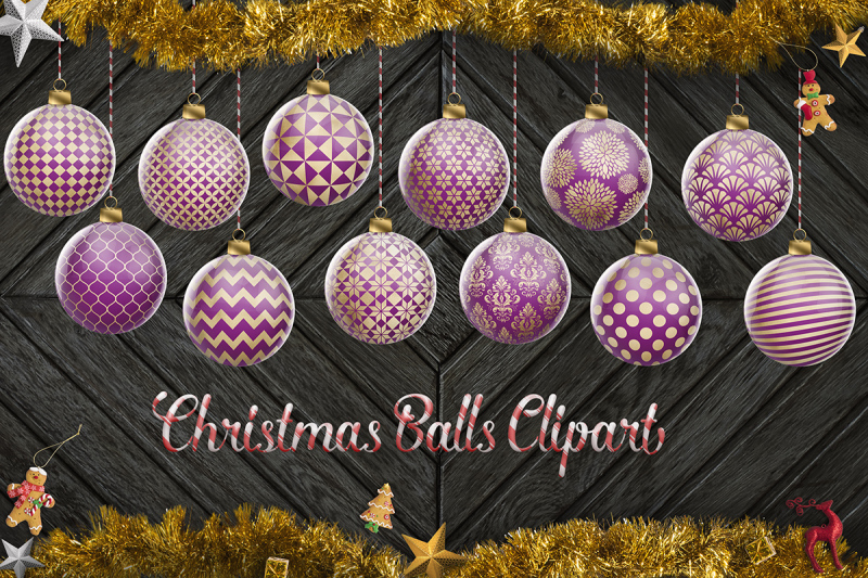 purple-and-gold-christmas-ornaments