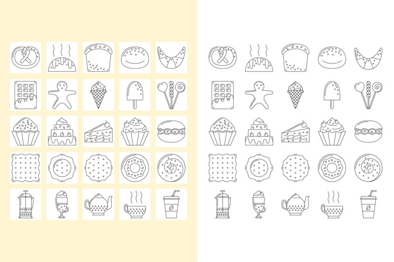 bakery-icons-set