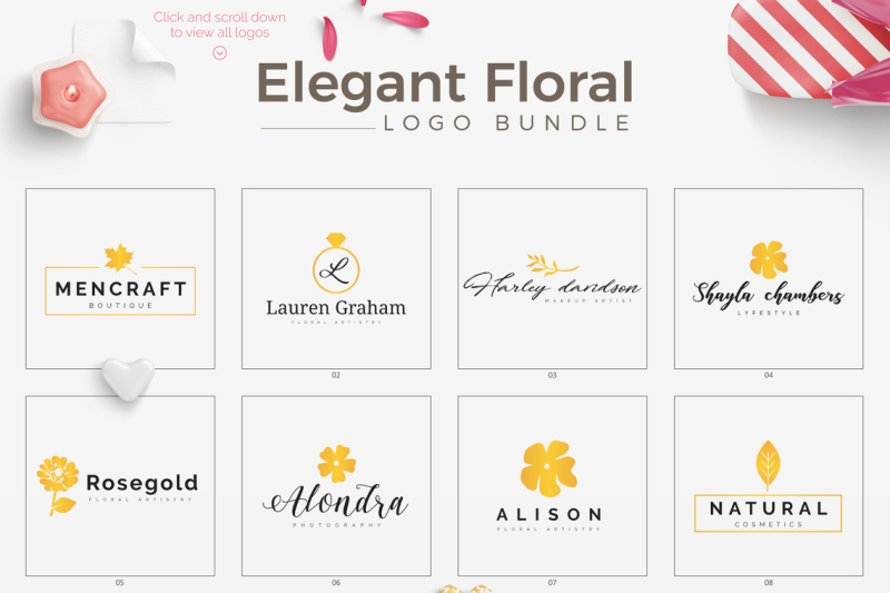 70-elegant-floral-logo-bundle
