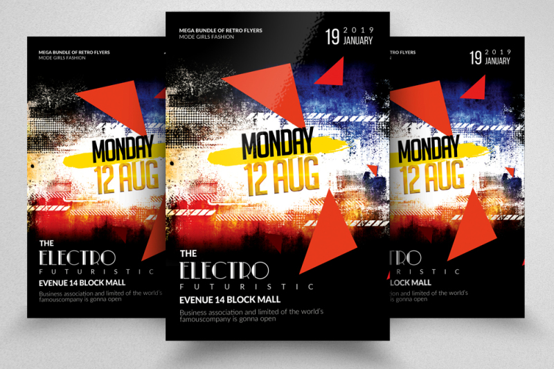 futuristic-and-electro-flyer-template