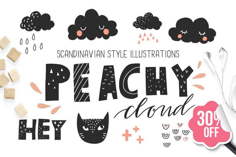 peachy-cloud-scandinavian-style-art-30-percent