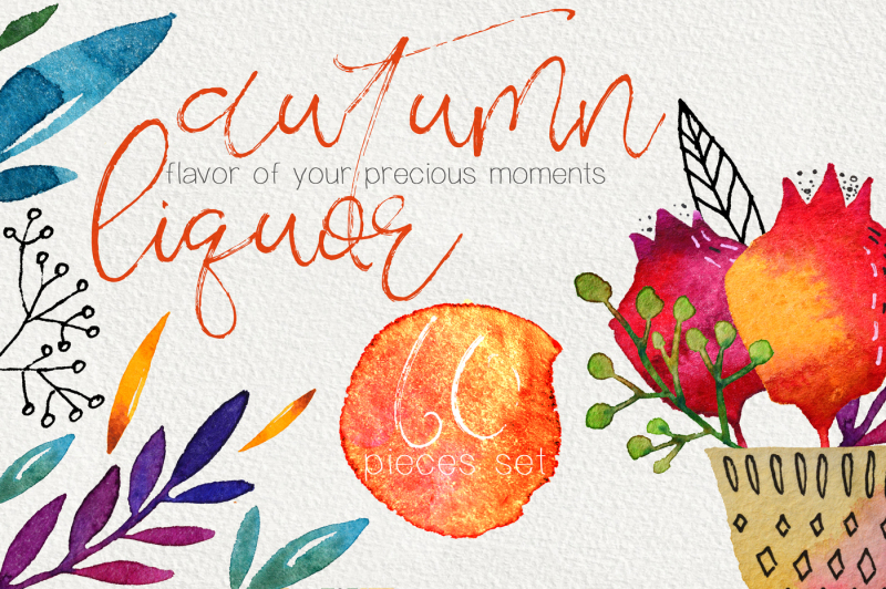 autumn-liquor-watercolor-design-set