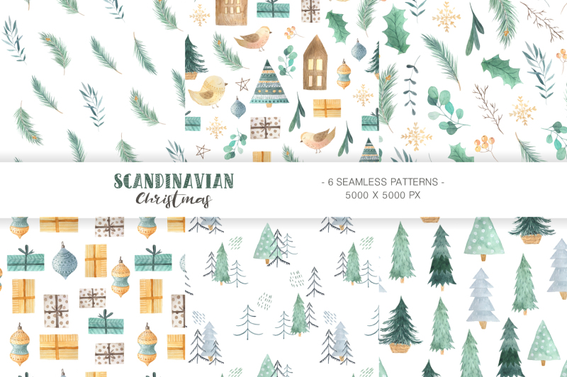 scandinavian-watercolor-christmas