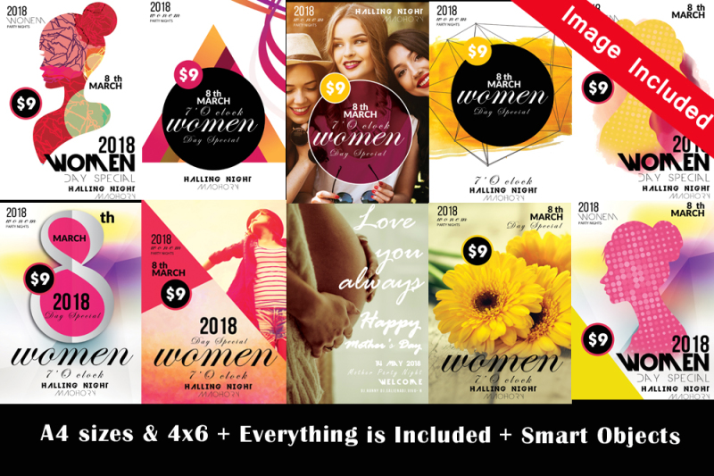 10-women-day-flyers-bundle-vol-01