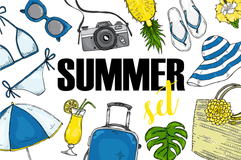 fashion-vector-summer-set