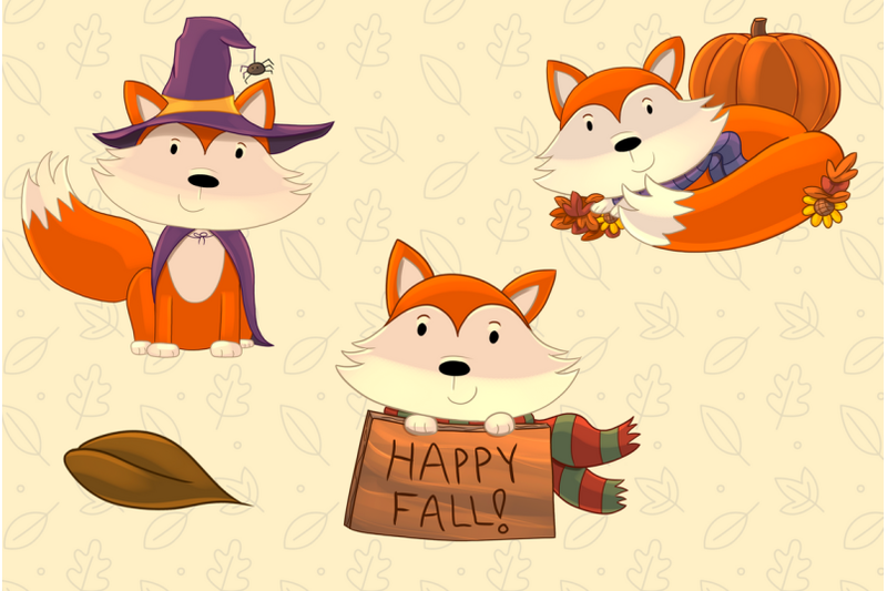 fall-foxes-collection