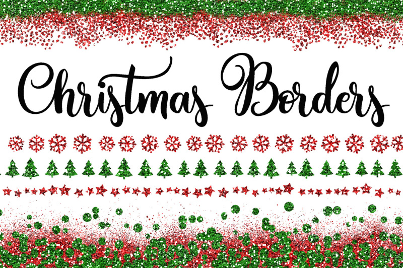 christmas-glitter-borders-png-overlays-includes-40-red-and-green-clipart-images