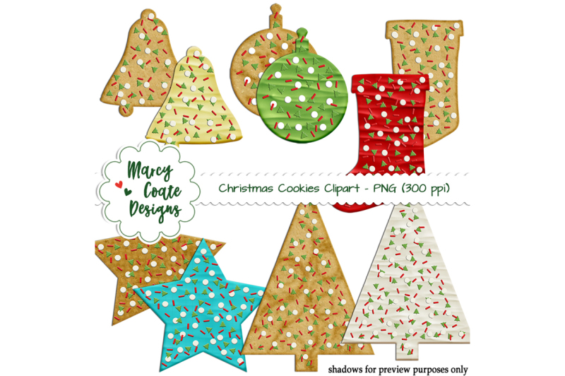 christmas-cookies-clipart-with-sprinkles-and-frosting