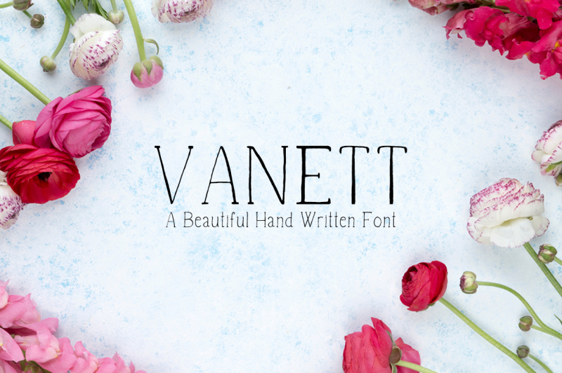 vanett-a-beautiful-handwritten-font