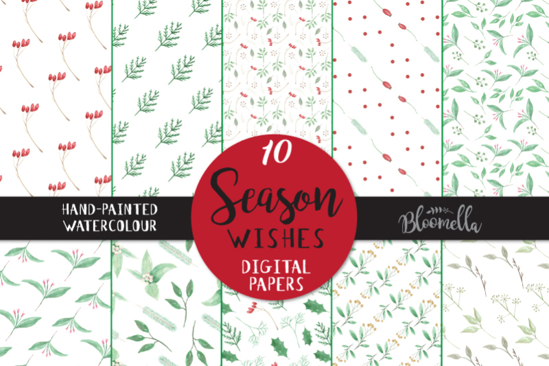 seasonal-wishes-seamless-patterns-berries-leaves-christmas-holidays