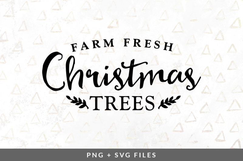 Farm Fresh Christmas Trees SVG/PNG Graphic By Coral Antler Creative