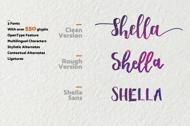 shella-font-trio