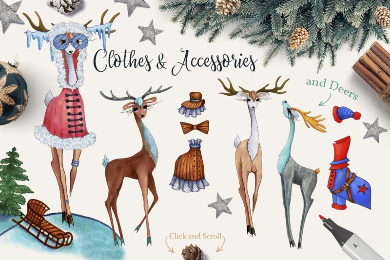 fashion-christmas-deer-creator