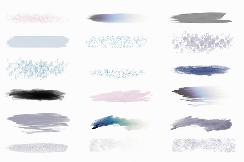 blushing-blues-watercolor-brush-strokes