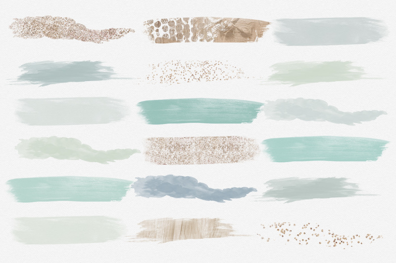 watercolor-paint-strokes-in-minty-mist