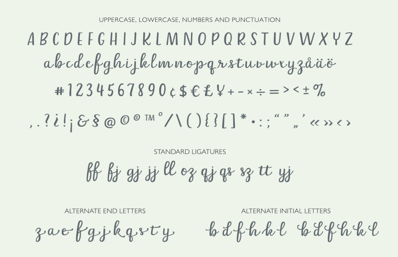 belle-helene-script-and-symbols-font