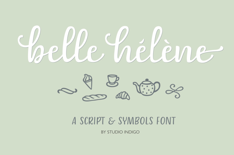 belle-helene-script-and-symbols-font