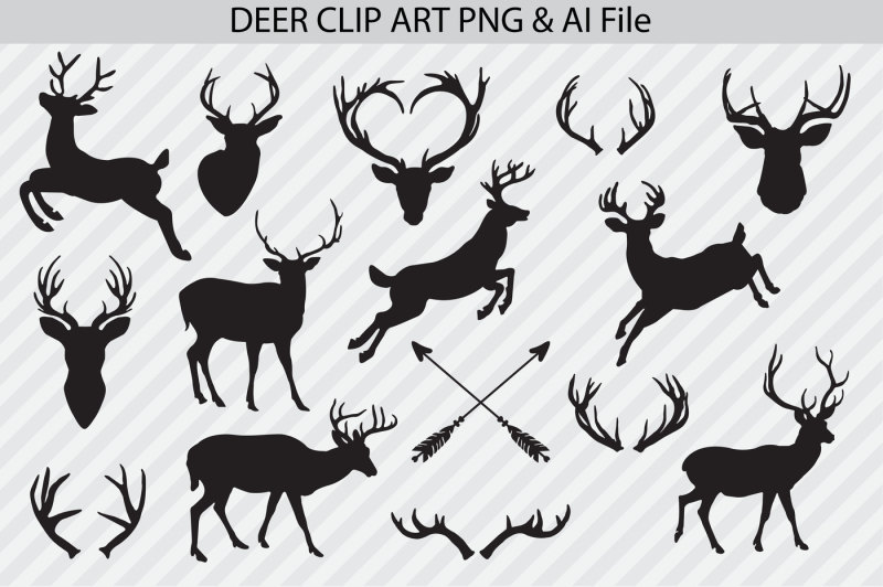deer-vectors-and-png-clip-art