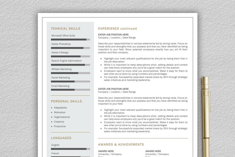 professional-and-modern-resume-template-for-word-creative-resume-design-cv-template-for-word-resume-template-instant-download