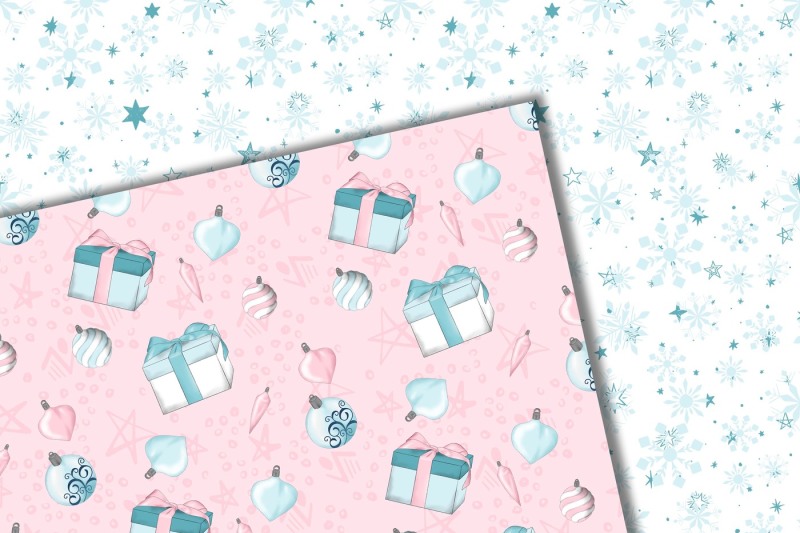 pink-christmas-papers