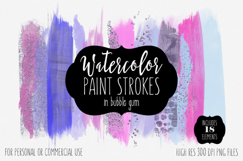 pink-and-blue-watercolor-paint-strokes