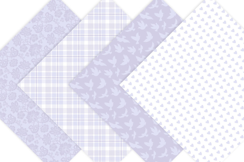 lavender-wedding-scrapbook-paper