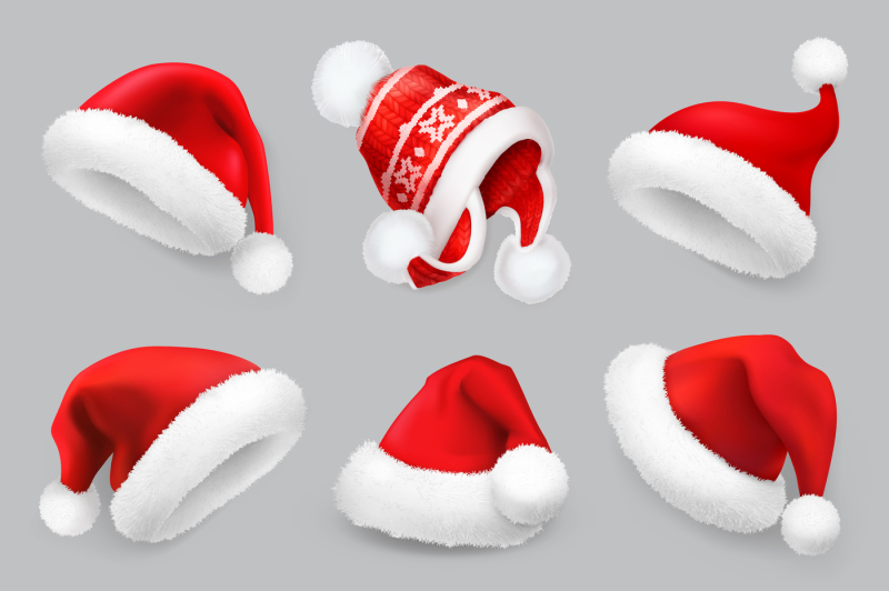 christmas-decorations-3d-vector-set