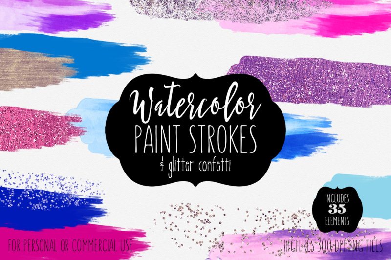 pink-and-blue-watercolor-brush-strokes-and-confetti