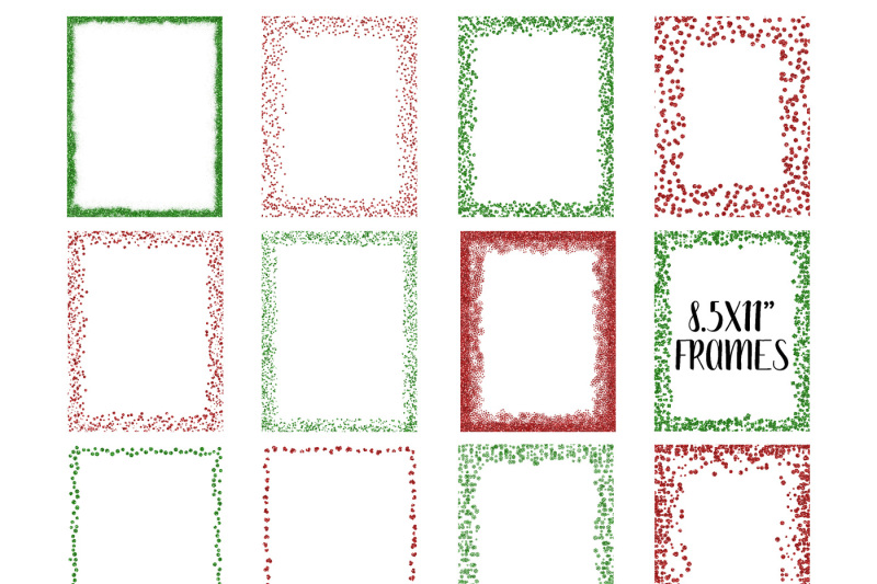 christmas-glitter-frames-and-borders-png-clipart-bundle