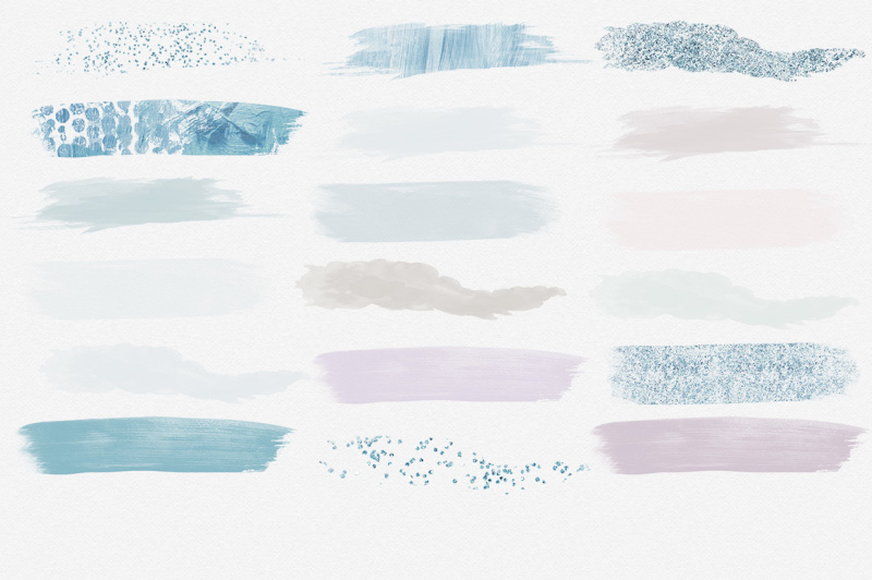 watercolor-brush-strokes-in-blush-pink-and-baby-blue-with-glitter-confetti