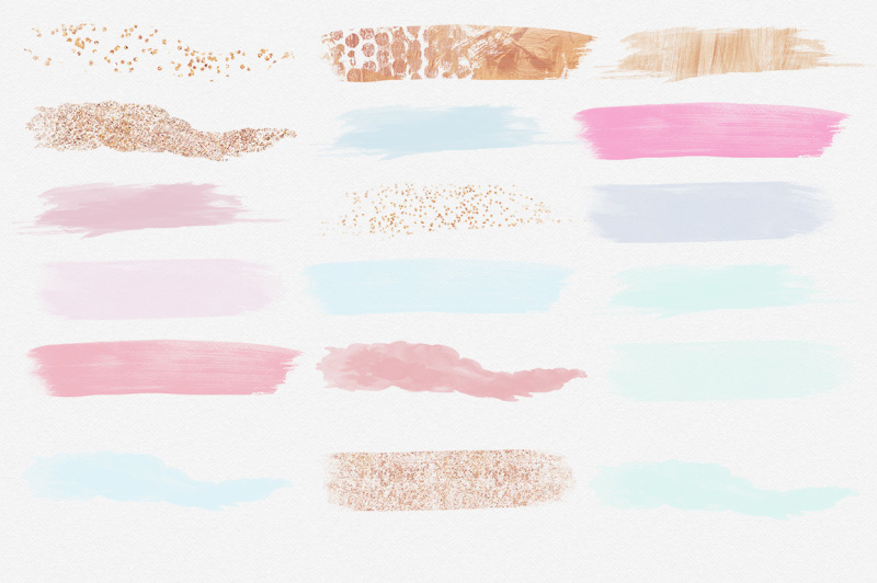 soft-pink-mint-and-rose-gold-watercolor-brush-strokes-and-confetti-glitter