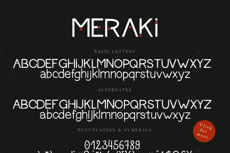 meraki-font