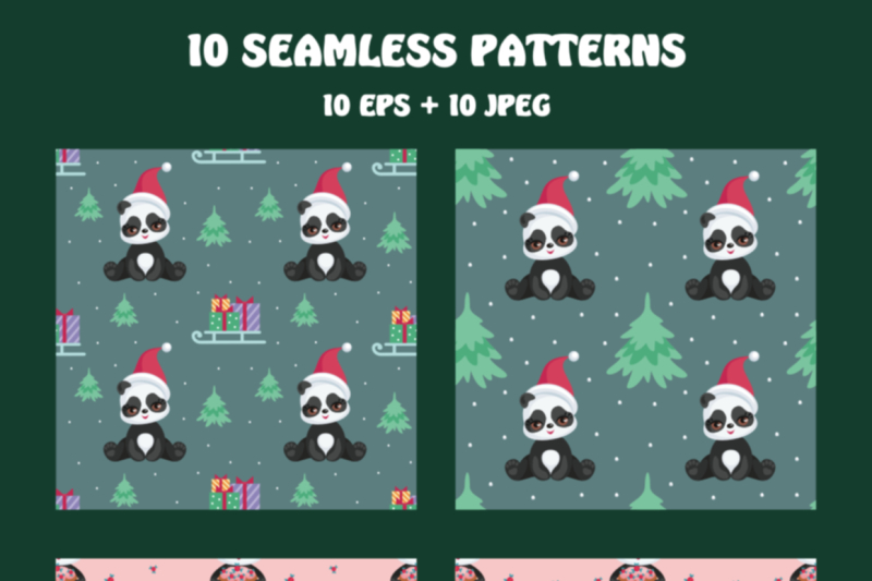 happy-pandas-seamless-patterns-set