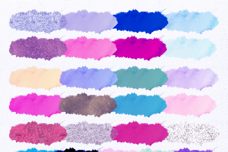 watercolor-paint-strokes-splatters-in-birthday-cake-color-palette