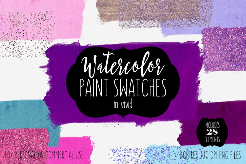 vivid-watercolor-paint-stroke-swatches-in-purple-and-pinks