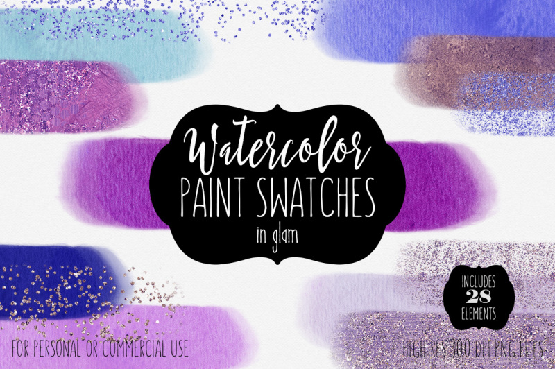 purple-glam-watercolor-brush-paint-stroke-rectangles