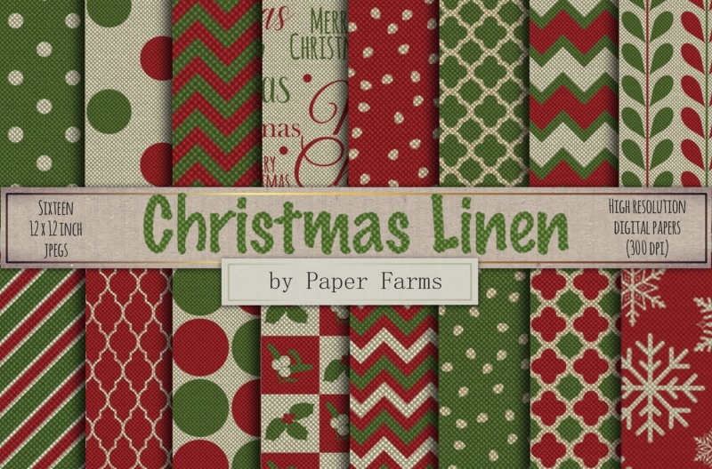 christmas-linen-backgrounds