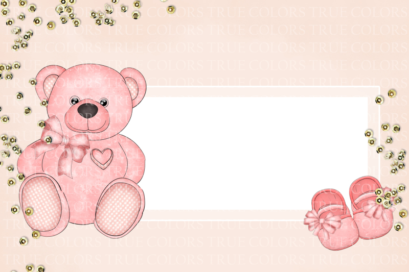 baby-girl-clipart-afroamerican-child-fashion-illustration-planner-stickers-supplies-black-beuty-pink-ribbons-soft-pink-dress-teddy-bear-diy