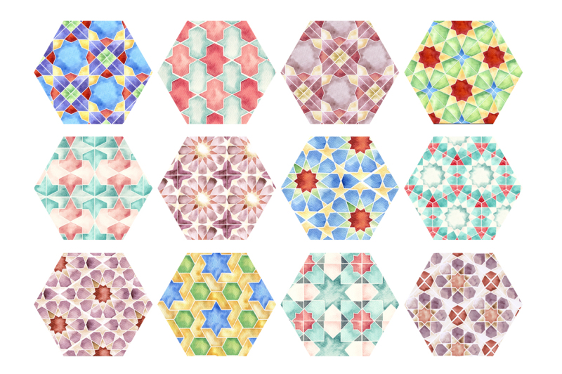 islamic-geometric-seamless-patterns