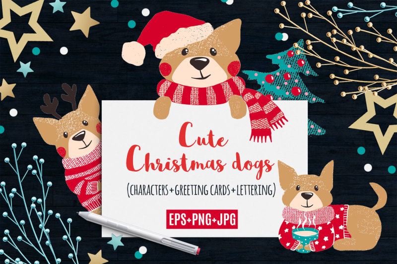 cute-dogs-for-christmas-and-new-year
