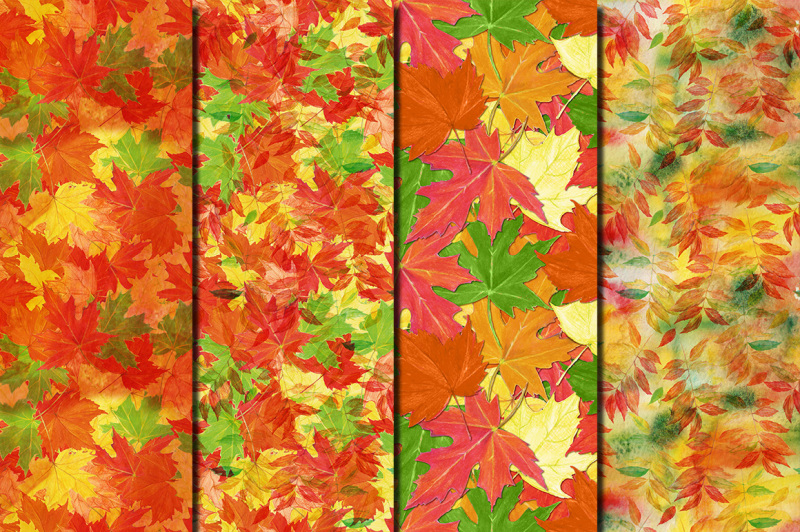 autumn-leaves-seamless-patterns