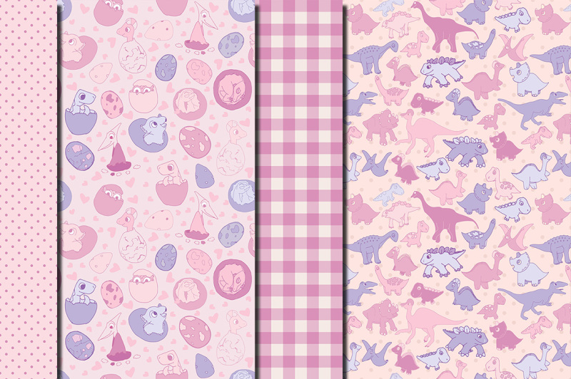 pink-dino-seamless-patterns