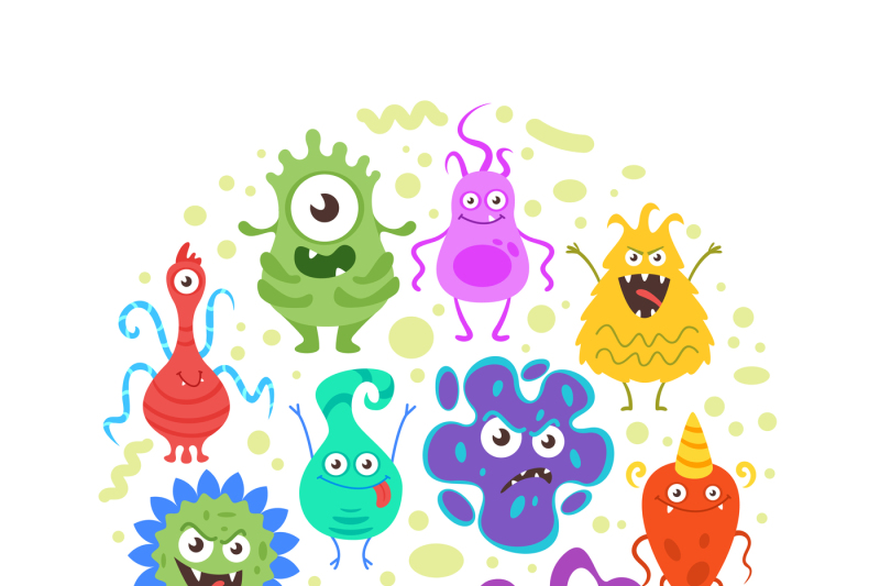 bacteria-monsters